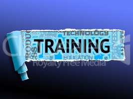 Training Words Indicates Webinar Lessons And Skills