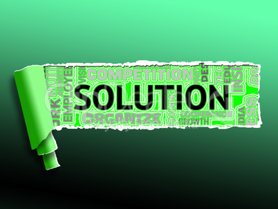 Solution Icons Represent Solving Successful And Resolution