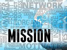 Mission Words Means Goals Strategy And Objectives