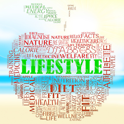 Lifestyle Apple Shows Living Wellness And Health