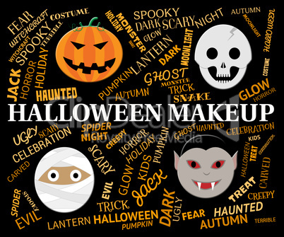 Halloween Makeup Means Spooky And Haunting Cosmetics