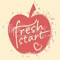 Fresh Start Apple Means Beginnings Future And Rejuvenating