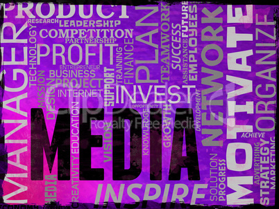 Media Words Shows Tv Radio And Newspapers