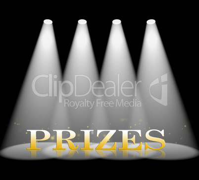 Prizes Spotlight Means Win Contest 3d Rendering