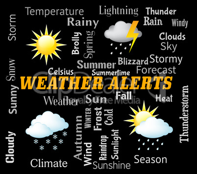 Weather Alerts Shows Forecast Warning And Update
