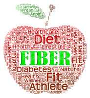 Fiber Apple Shows Organic Dietary And Healthy
