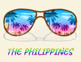 Philippines Holiday Indicates Asian Vacation Or Getaway