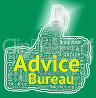 Advice Bureau Represents Help And Information Office