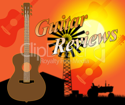 Guitar Reviews Shows Appraisal Evaluation And Evaluating