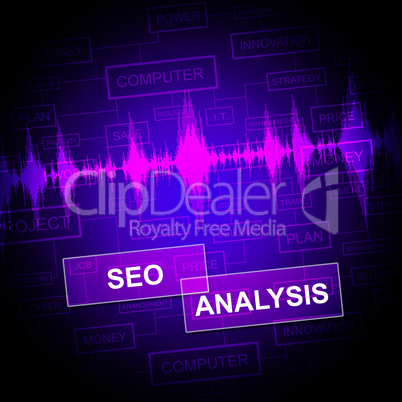 Seo Analysis Represents Search Engines And Analyze