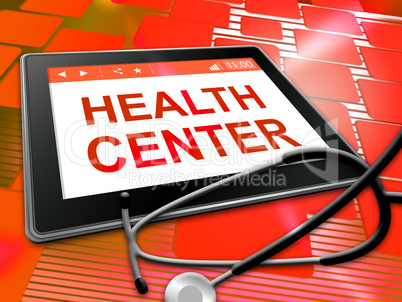 Health Center Represents Preventive Medicine And Shop