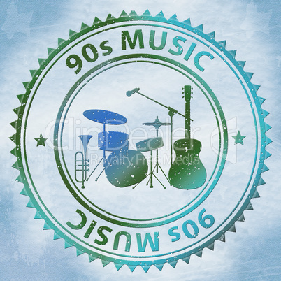 Nineties Music Shows Soundtrack Acoustic And Sound