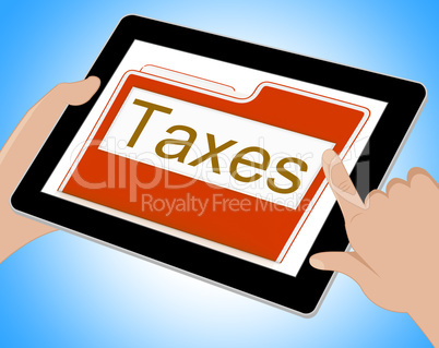 Taxes File Represents Excise Irs And Organization Tablet