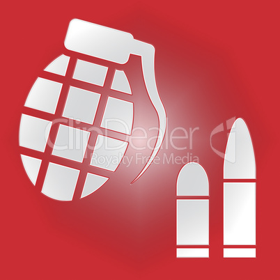 Hand Grenade Bullets Indicates Murder Conflict And Violence