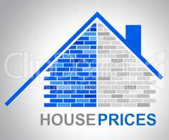 House Prices Represents Residential Charge And Estimates