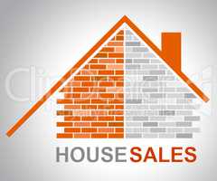 House Sales Indicates Purchases Habitation And Property
