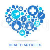 Health Articles Shows Publication Well And Care