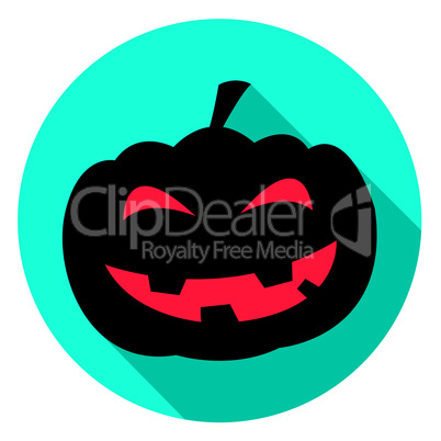 Halloween Pumpkin Icon Shows Squash Symbols And Symbol