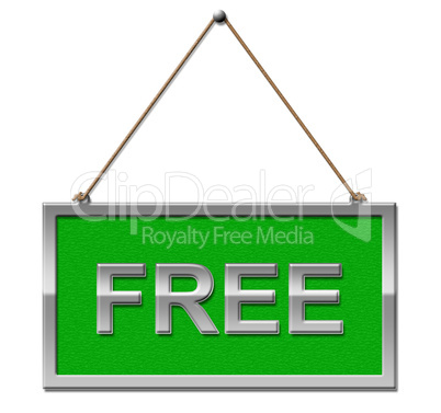 Free Sign Shows Without Charge And Complimentary
