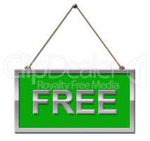 Free Sign Shows Without Charge And Complimentary