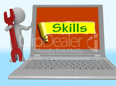 Skills Word Shows Training And Learning On Web 3d Rendering