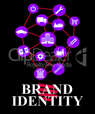 Brand Identity Means Identification Branding And Corporation