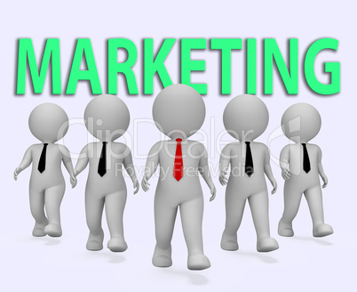 Marketing Businessmen Indicates Businessman Media And Promotions