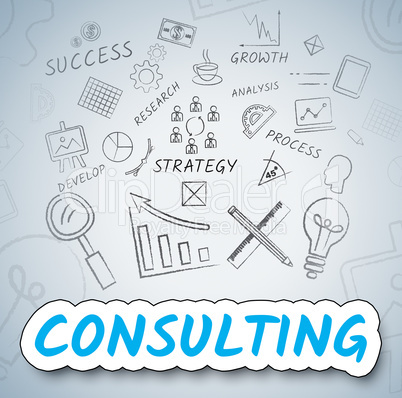 Consulting Ideas Shows Seek Advice And Ask