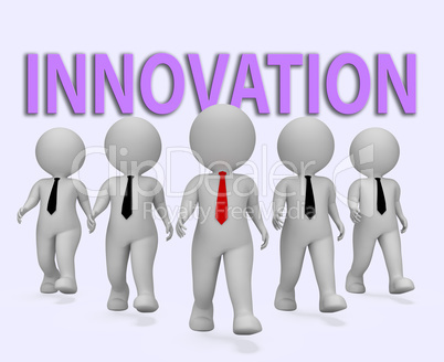 Innovation Businessmen Means Transformation Entrepreneurs And Re