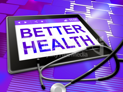 Better Health Indicates Preventive Medicine And Best
