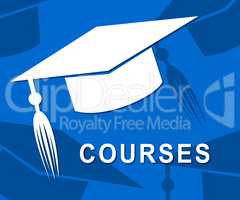 Courses Mortarboard Means Learn Development And Educating