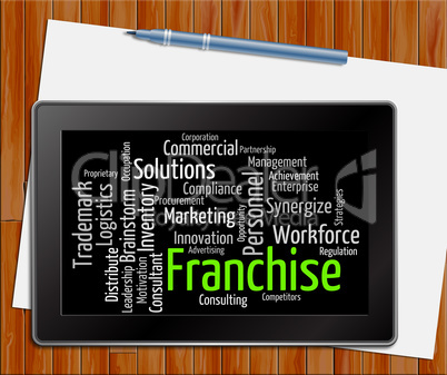 Franchise Word Means Prerogative Wordclouds And Words Tablet