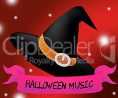 Halloween Music Means Trick Or Treat And Audio