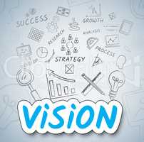 Vision Ideas Indicates Target Considering And Reflect