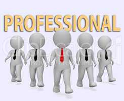 Professional Businessmen Indicates Expert Businessman And Specia