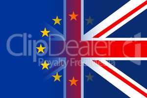 Brexit Flags Indicates Britain Referendum Democracy And Remain