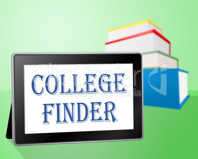 College Finder Means Search For And Books