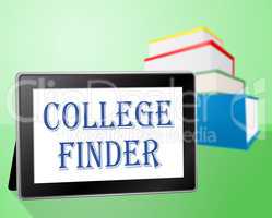 College Finder Means Search For And Books