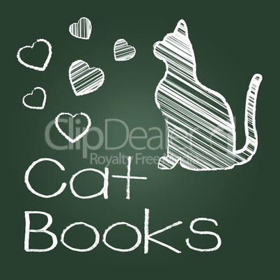 Cat Books Means Pets Cats And Felines