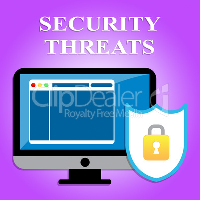 Security Threats Indicates Private Encrypt And Secured