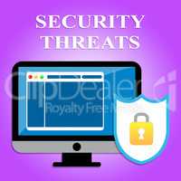 Security Threats Indicates Private Encrypt And Secured