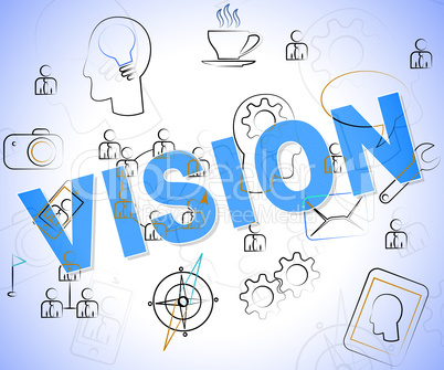 Vision Word Represents Planning Words And Aspire