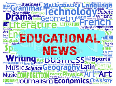 Educational News Shows Social Media And Article