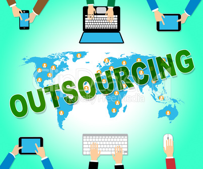Outsourcing Online Represents Web Site And Contractor