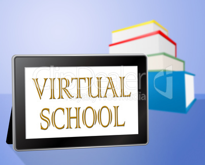 Virtual School Indicates Web Site And College