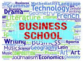 Business School Represents Study Studying And Educate