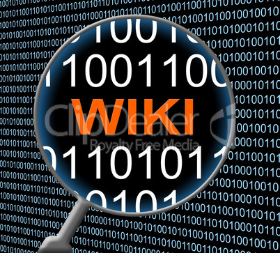 Wiki Online Indicates Web Site And Answers