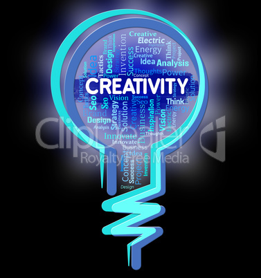 Creativity Lightbulb Shows Inventions Designs And Design