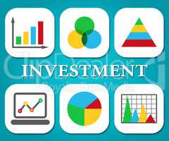 Investment Charts Shows Business Graph And Forecast