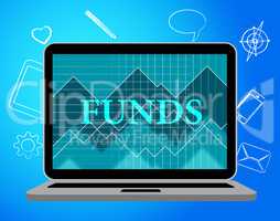 Funds Online Indicates Stock Market And Computing